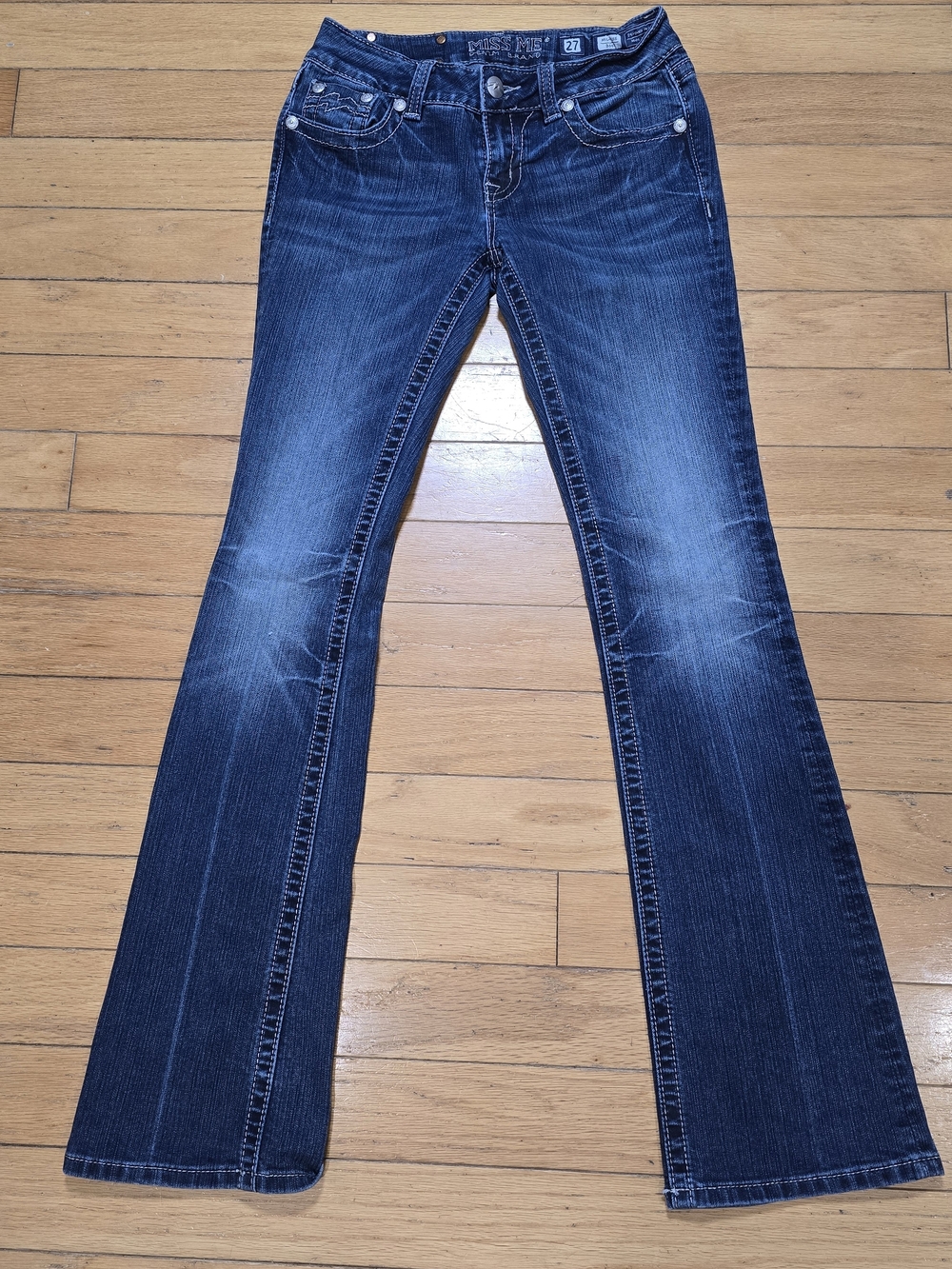 Miss Me Dark Blue Boot Cut Jeans